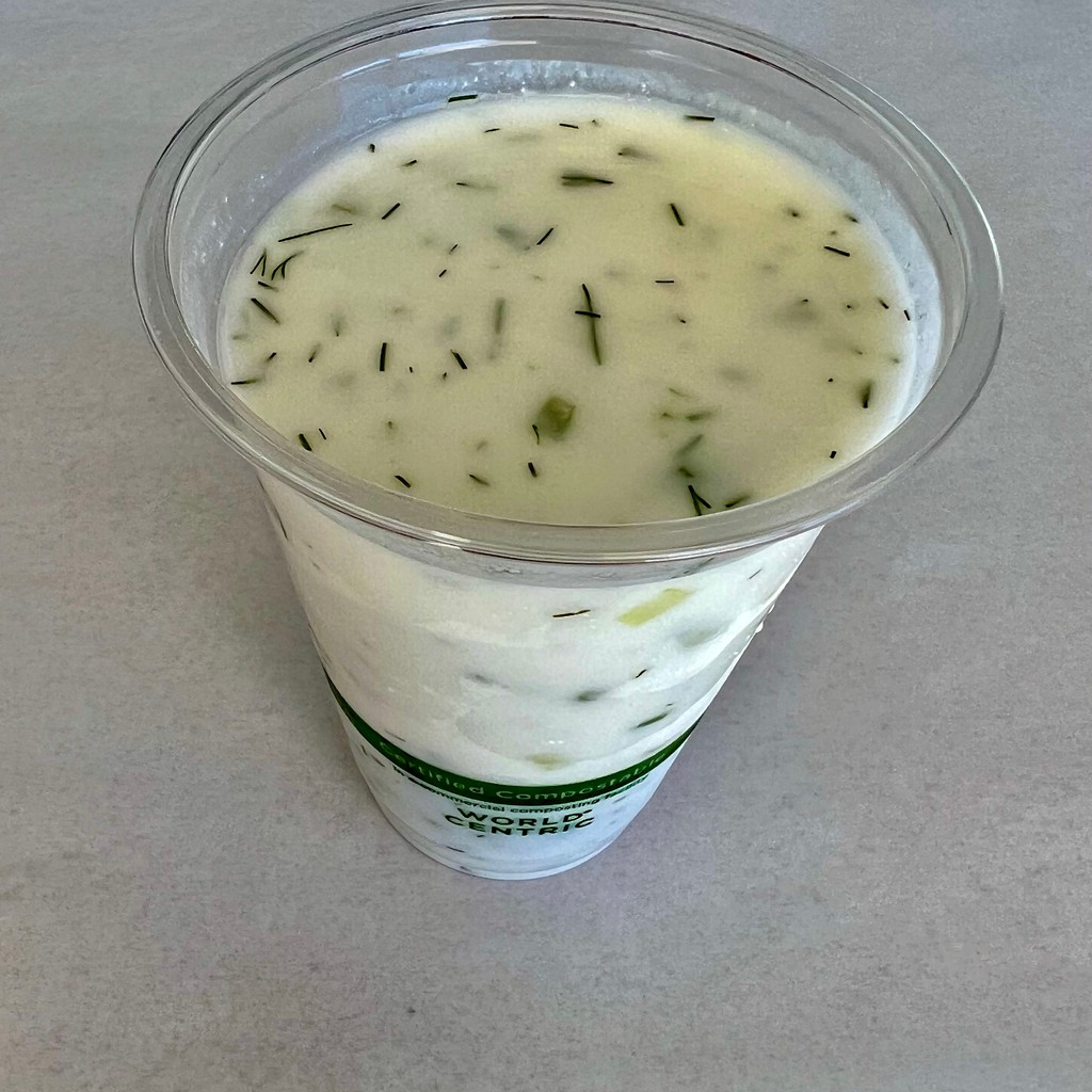 Image-Yogurt Cucumber Drink.