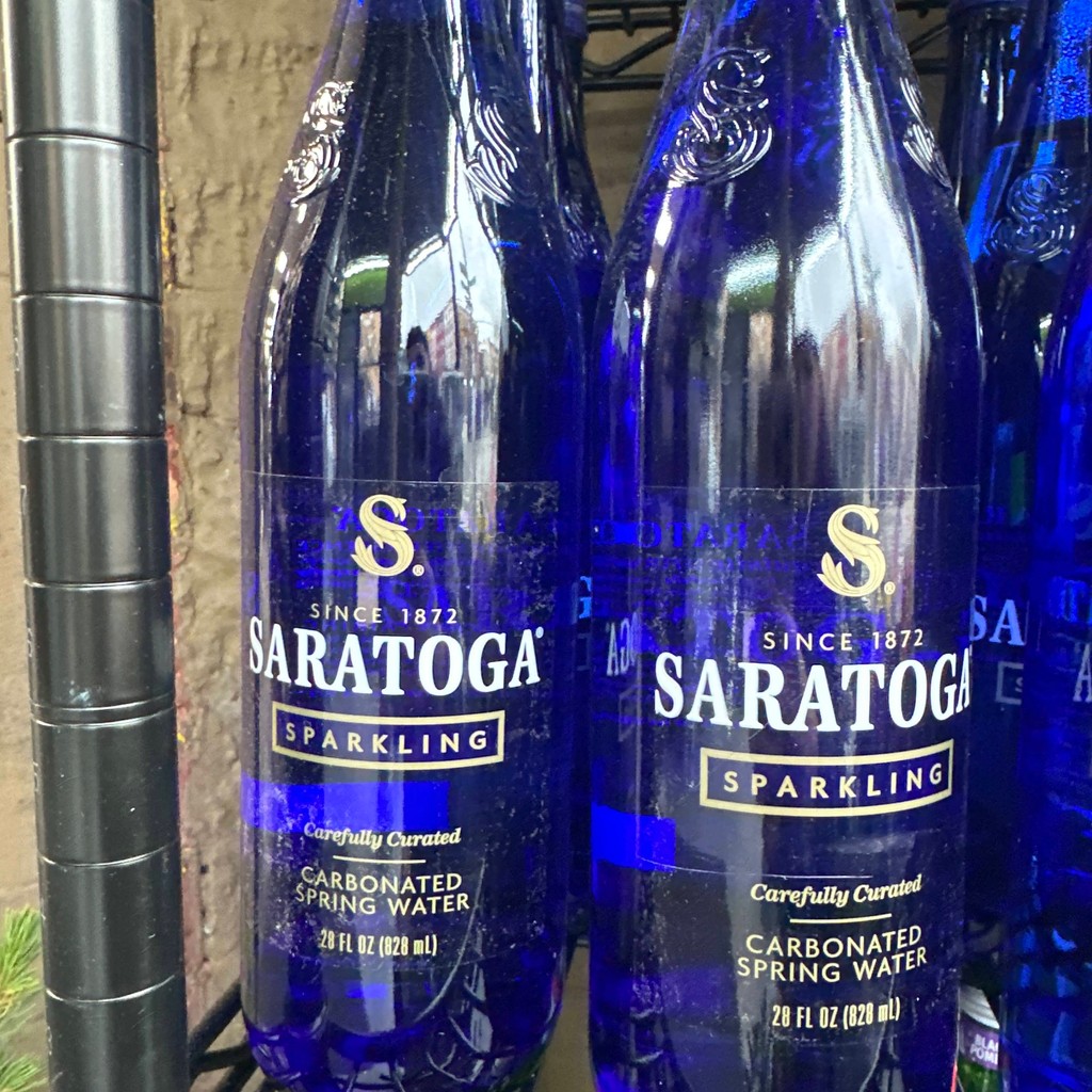 Image-Saratoga sparkling water glass 1 L