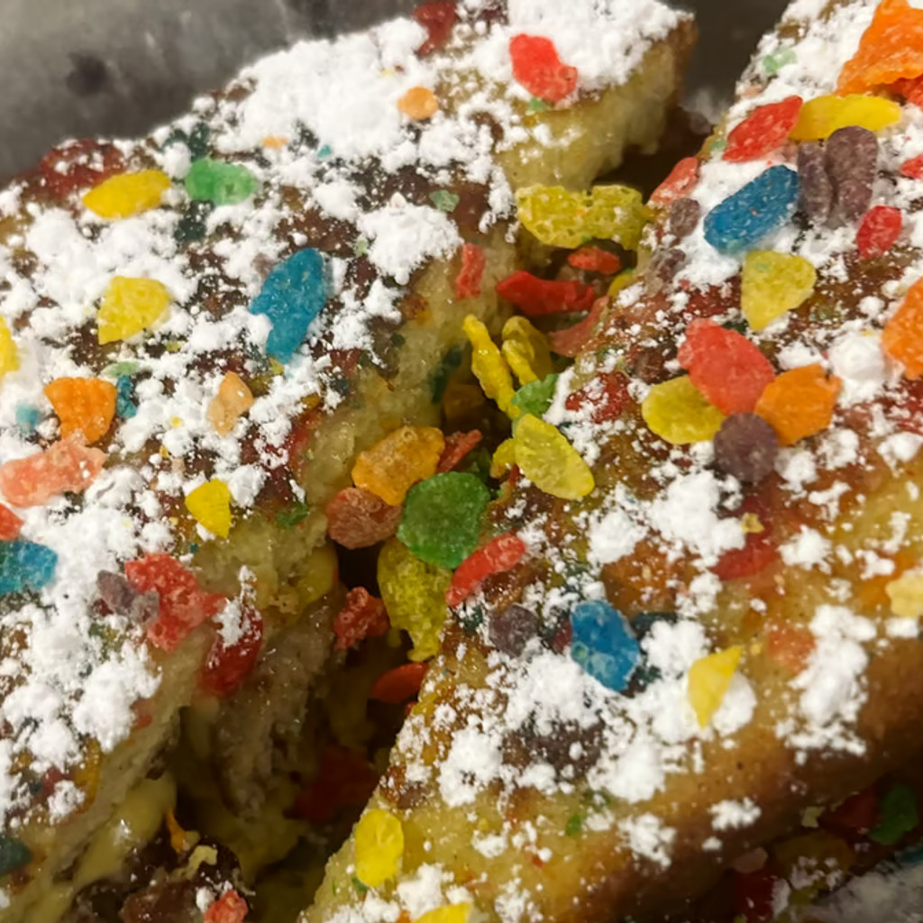 Image-French toast (fruity pebbles)