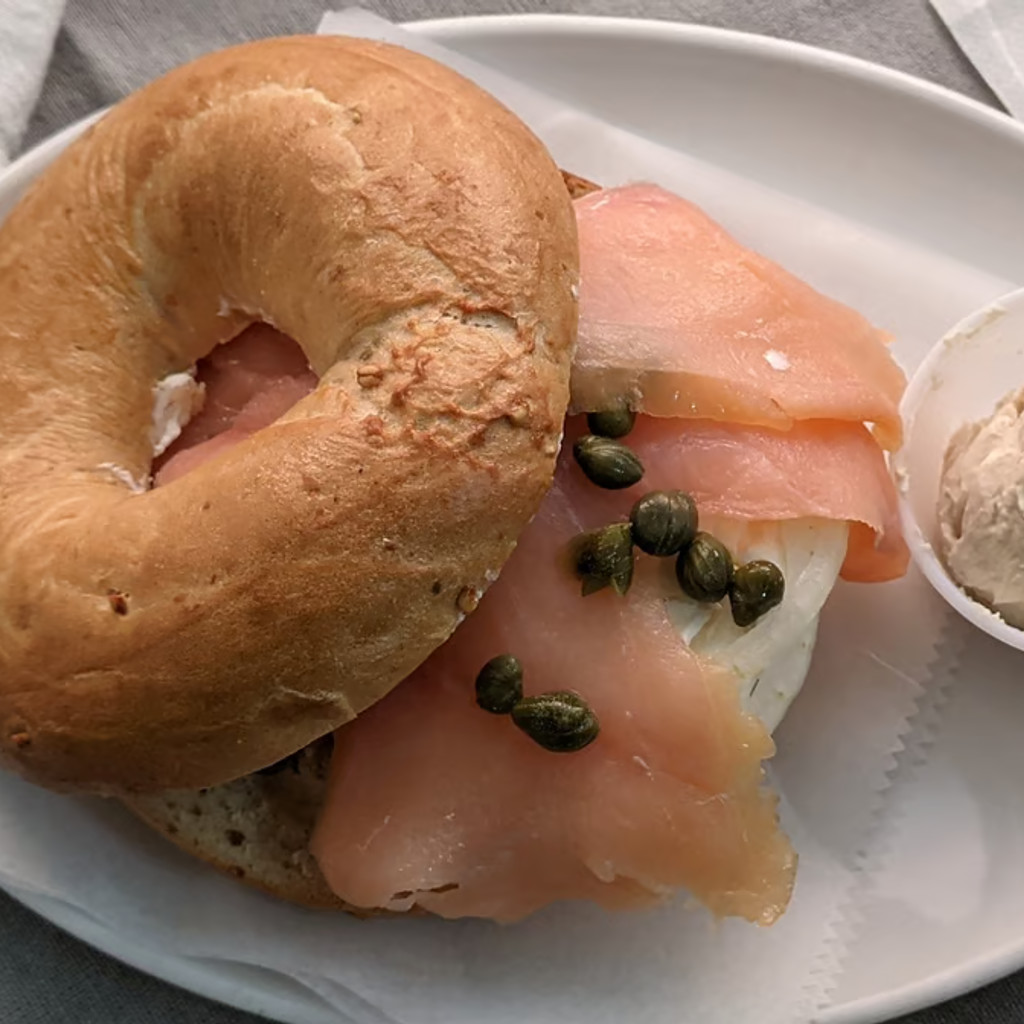 Image-Bagel With Cream Cheese