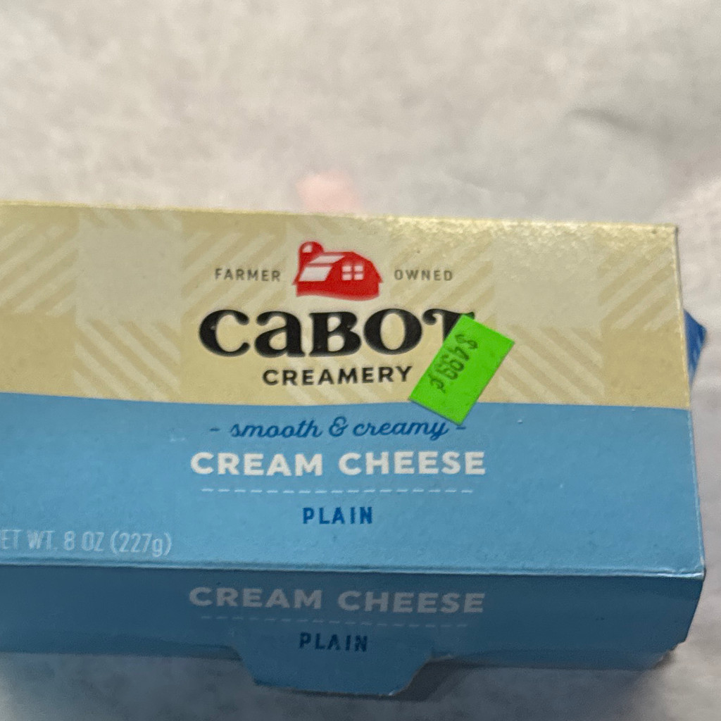 Image-Cabot cream cheese 8 oz