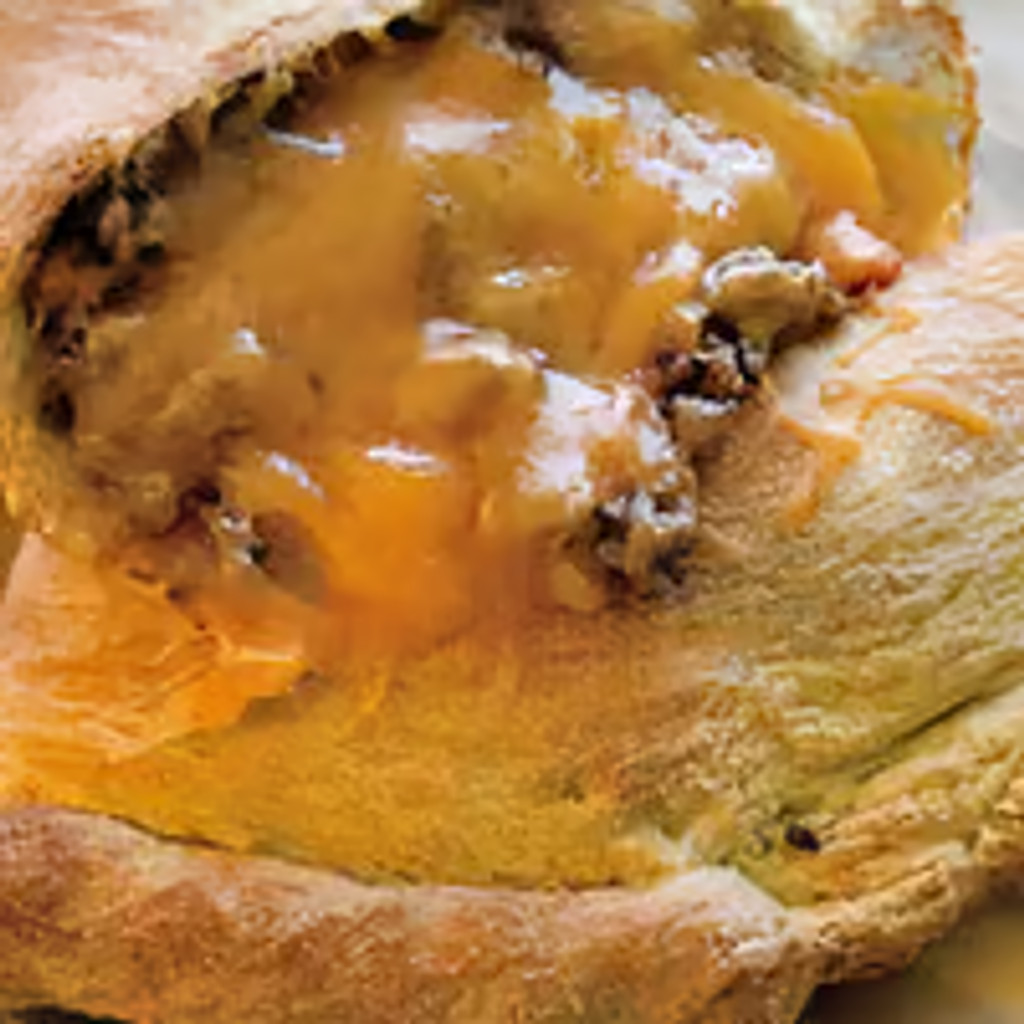 Image-Bacon Cheeseburger Calzone