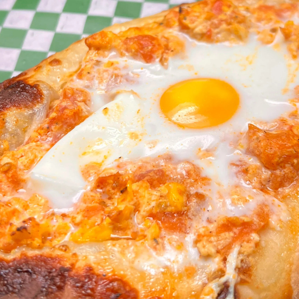 Image-Ajarian Khachapuri with Tomato Omelet