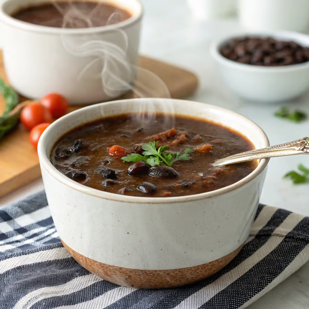Image-Black Bean With Onions Bowl