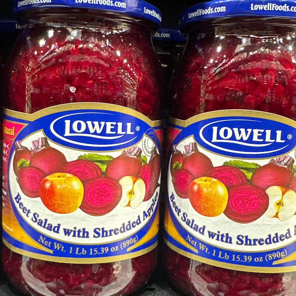 Image-Beet salad with shredded apples