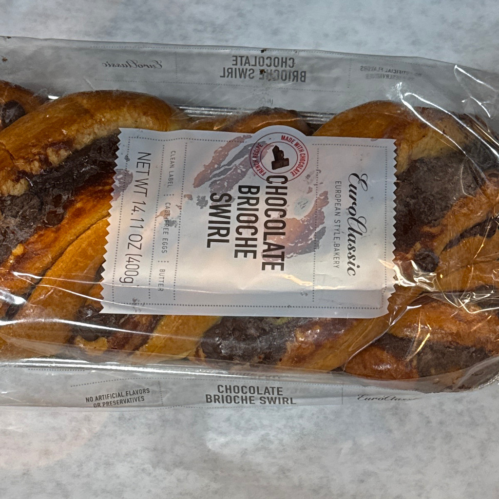 Image-Euro classic brioche chocolate swirl