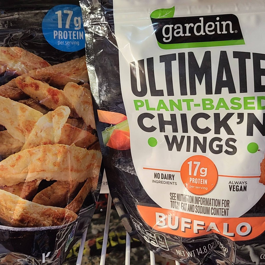 Image-Vegan Plant based chicken strips