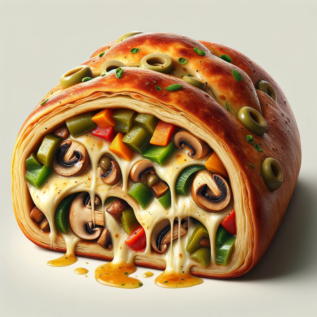 Image-Veggie Stromboli