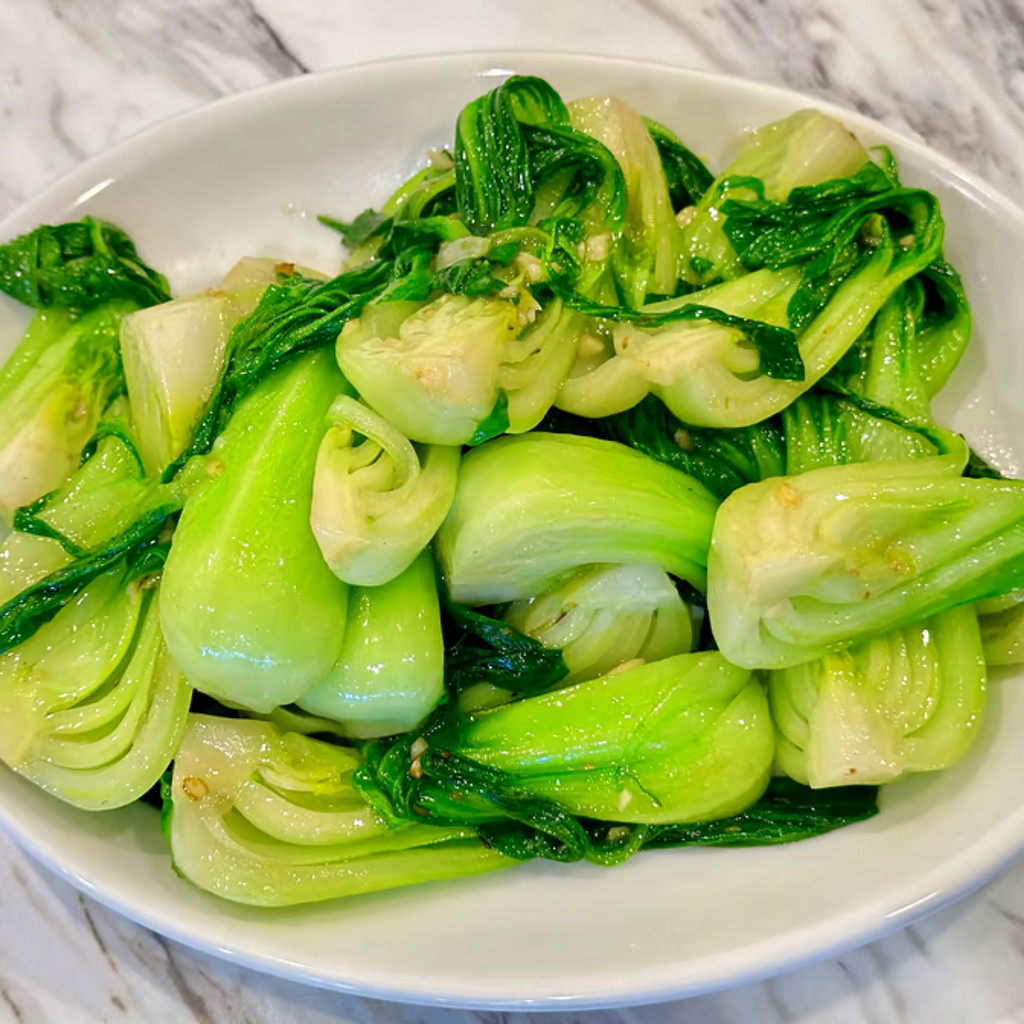 Image-145. Baby Bok Choy with Garlic