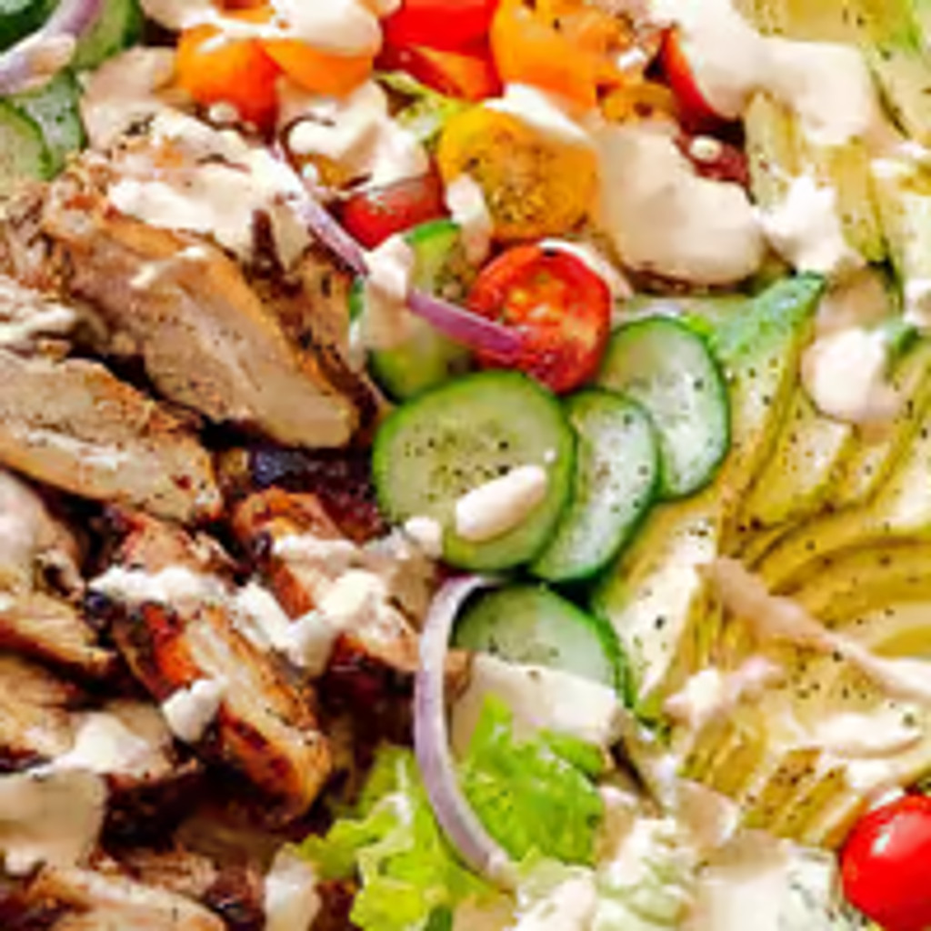 Image-Cajun Spicy Grilled Chicken Salad