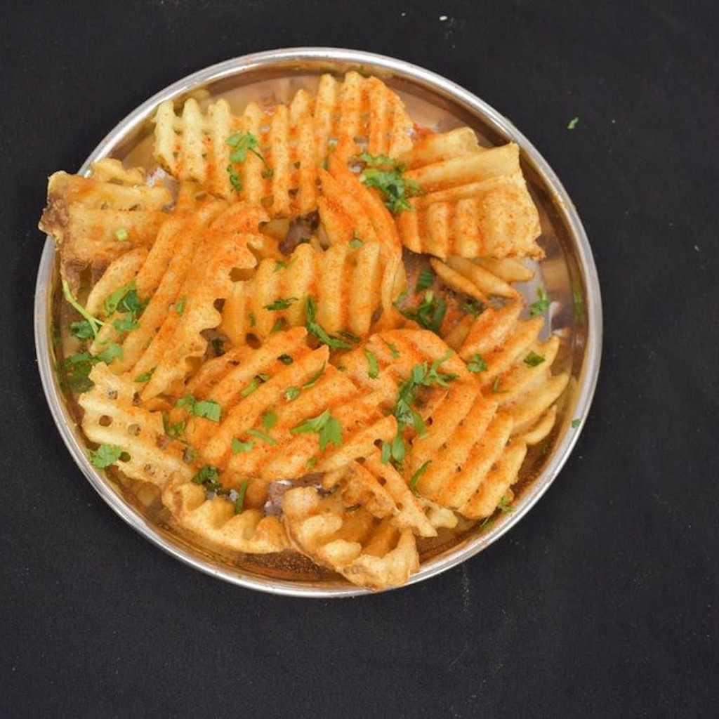 Image-Masala Waffle Fries