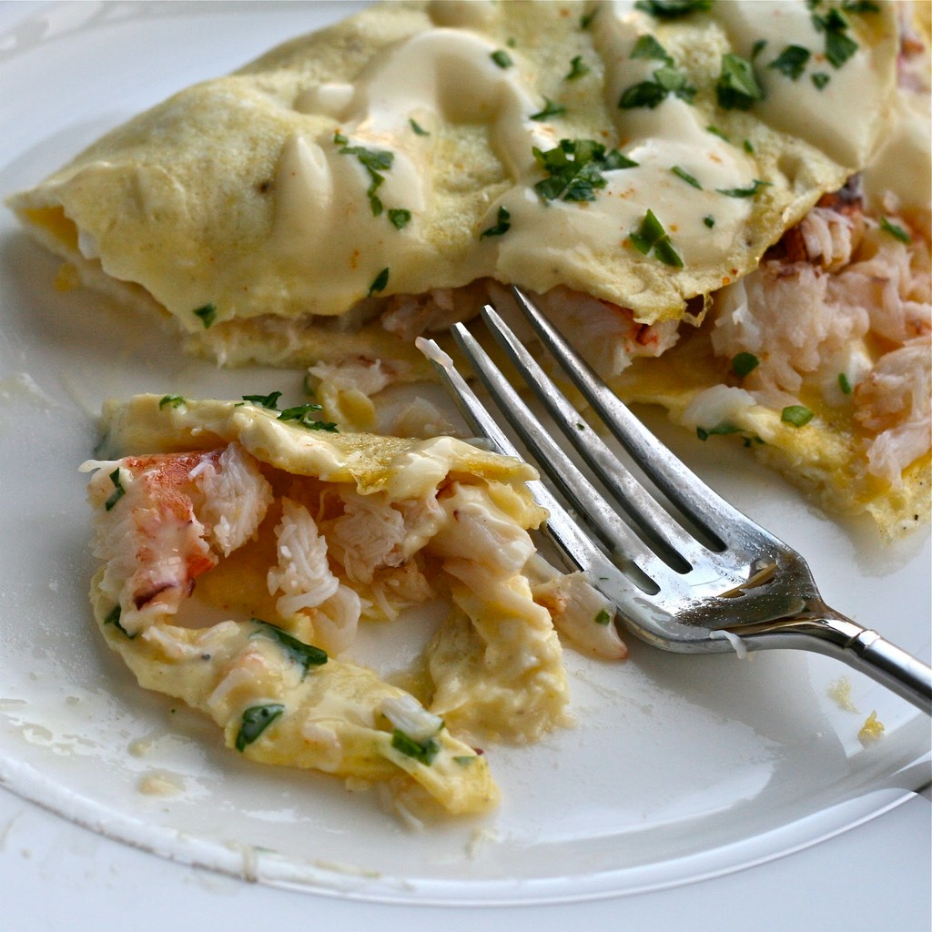 Image-Crab Meat Omlette