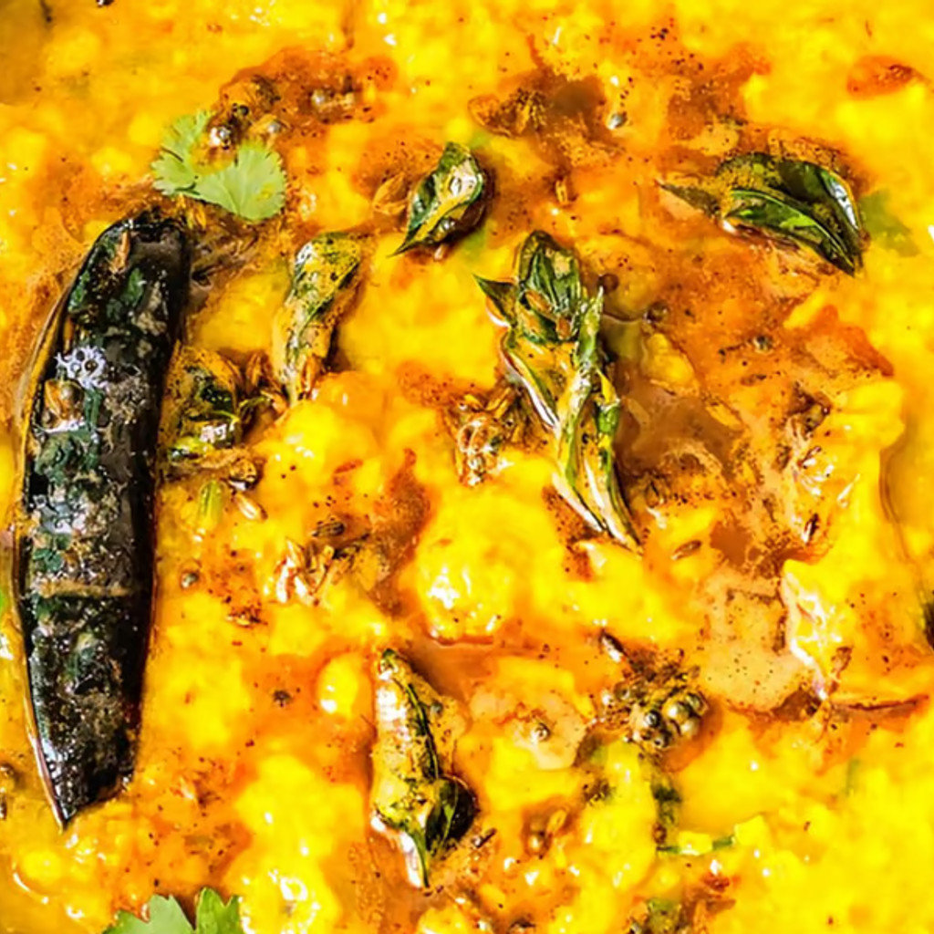 Image-Dal Tadka with Rice