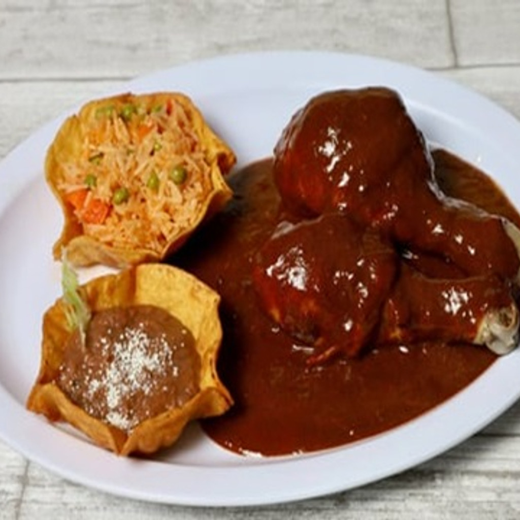 Image-Pollo Con Mole / Chicken with Mole