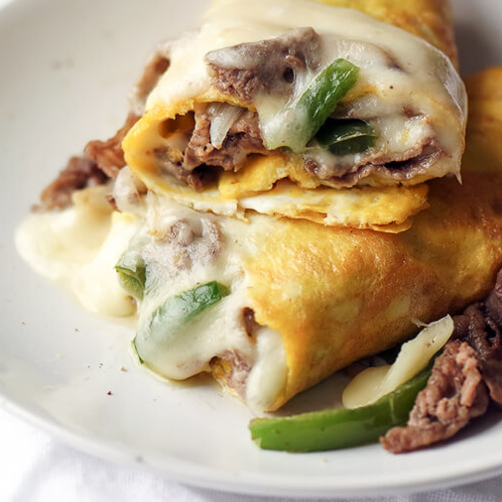 Image-CHEESESTEAK OMELETTE