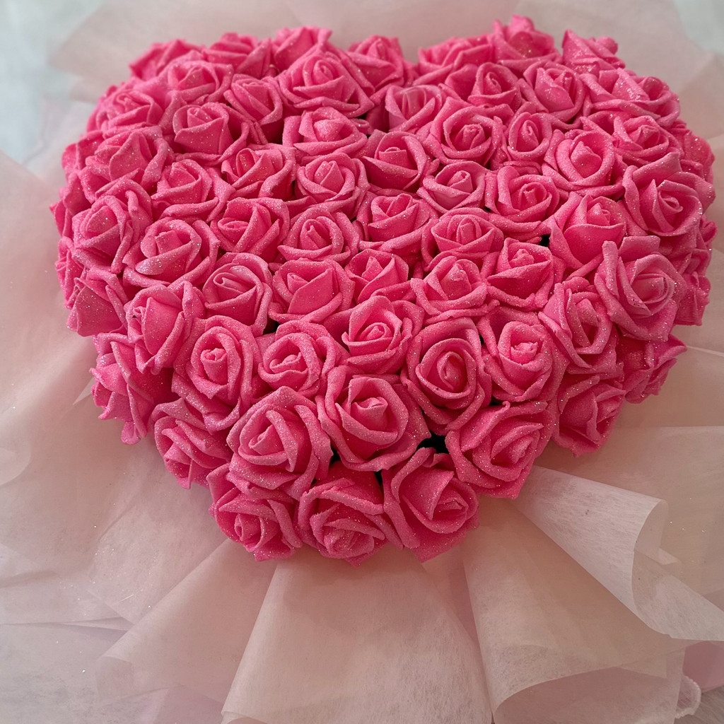 Image-pink sparkling heart