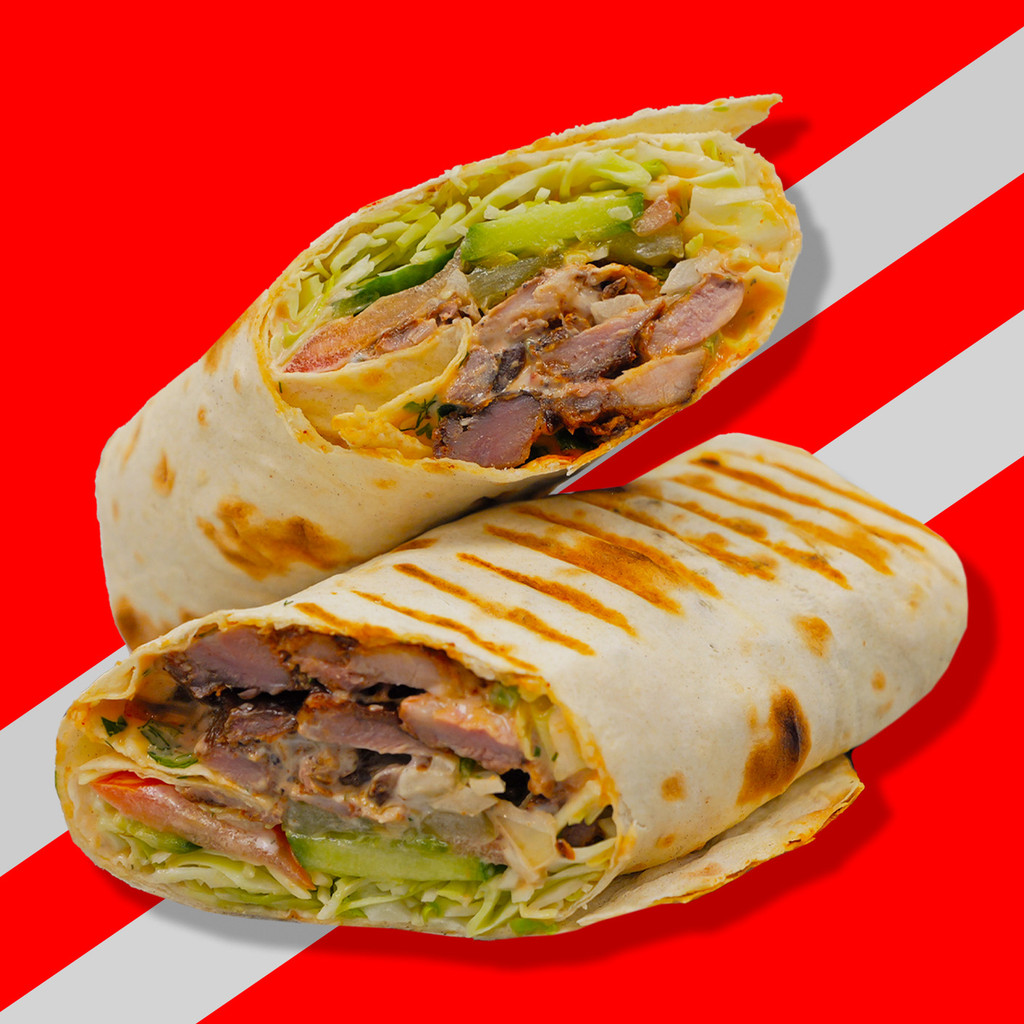 Image-2. Pork Shawarma Wrap