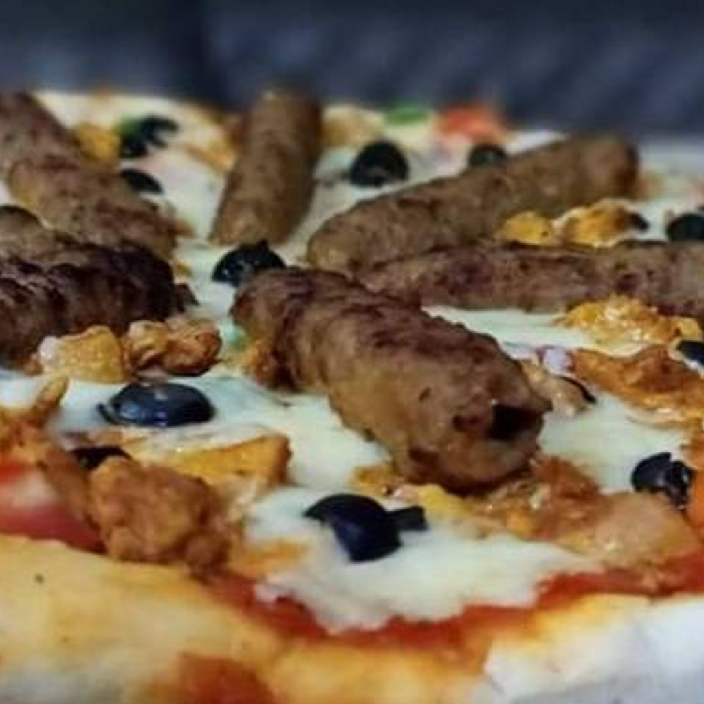 Image-Seekh Kebab Pizza