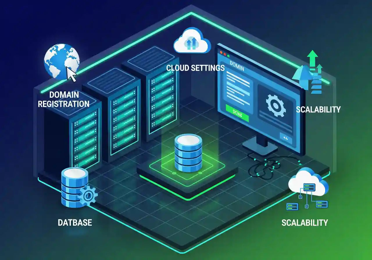 Domain Hosting & Database Setup (Server Setup)