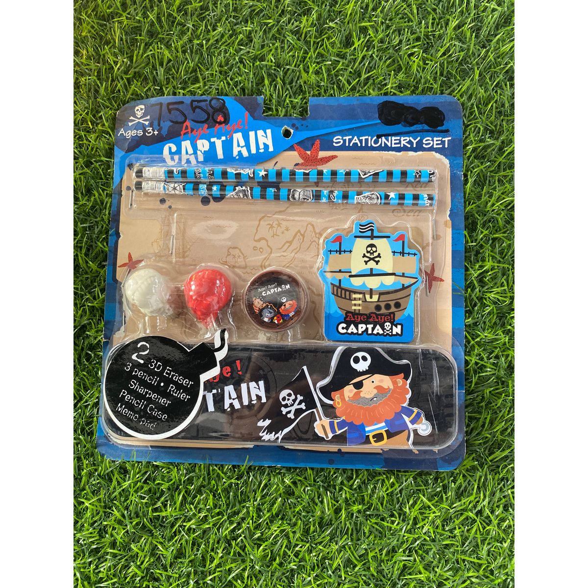 Pirate Captain Kids Stationery Set