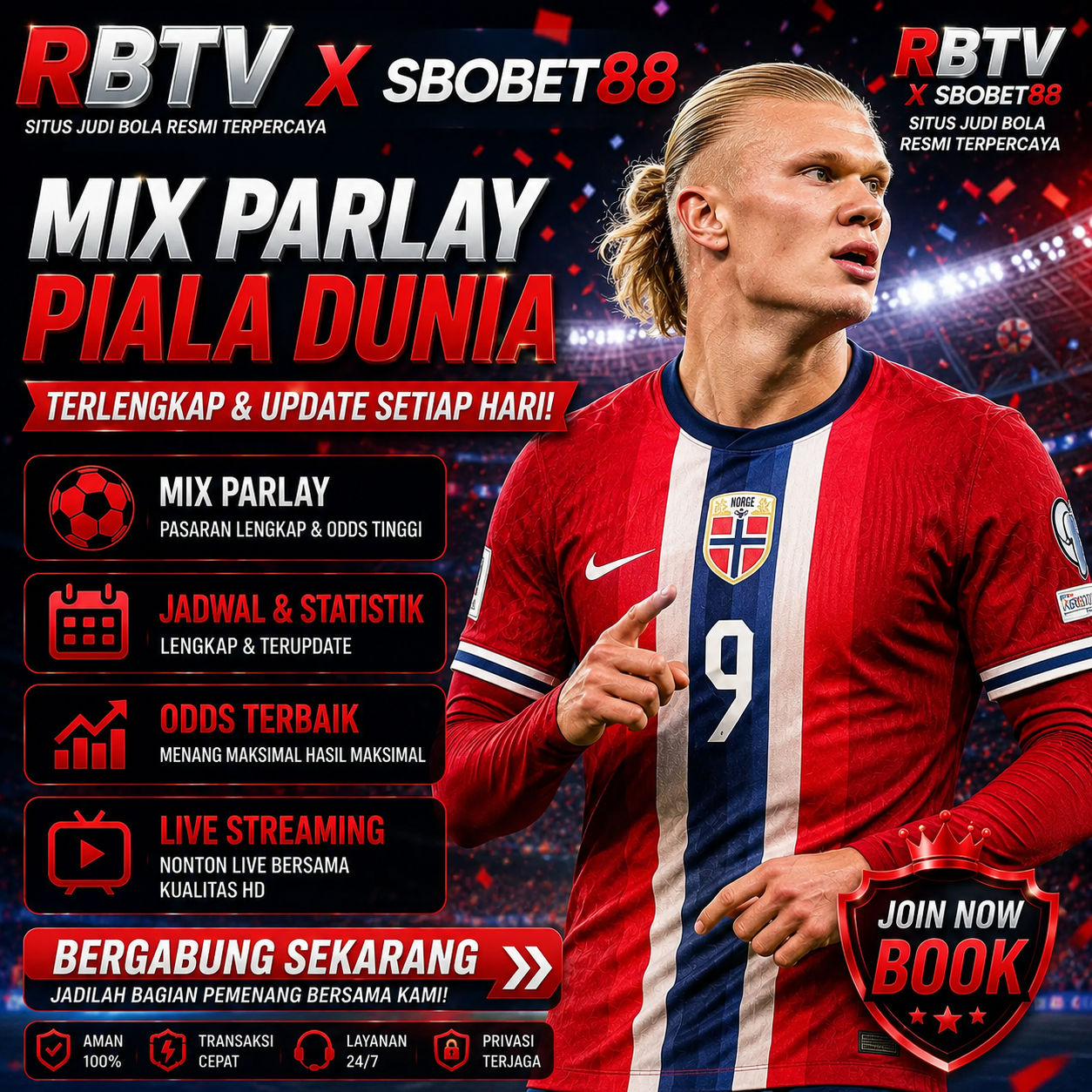 RBTV: Situs Resmi Agen Judi Bola Online SBOBET88 Asia Mix Parlay 2026