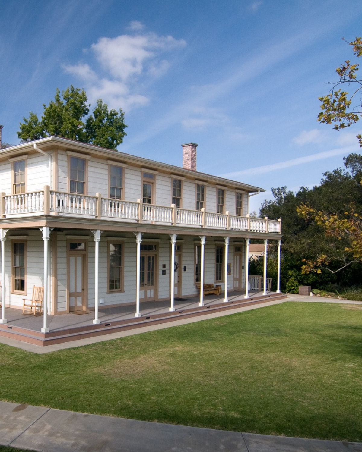 Stagecoach Inn Museum in Newbury Park with its historic buildings and museum grounds.