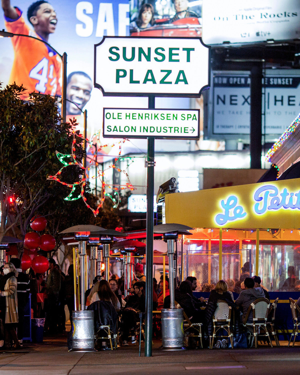 Sunset Strip in West Hollywood, a legendary nightlife and entertainment corridor with iconic signage.