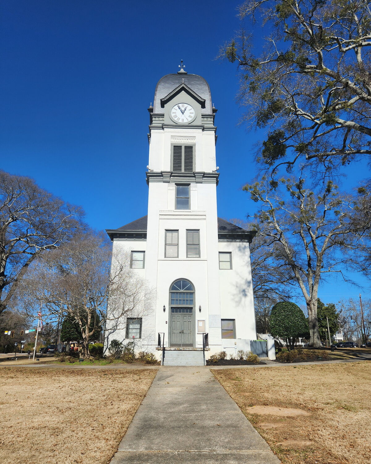 The old Fayette County Courthouse in Fayetteville, Georgia