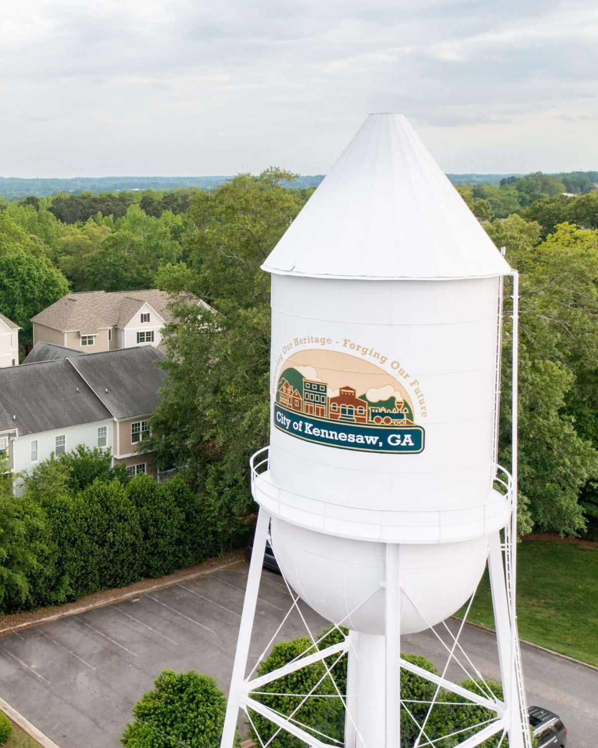 Water tower in Kennesaw, GA