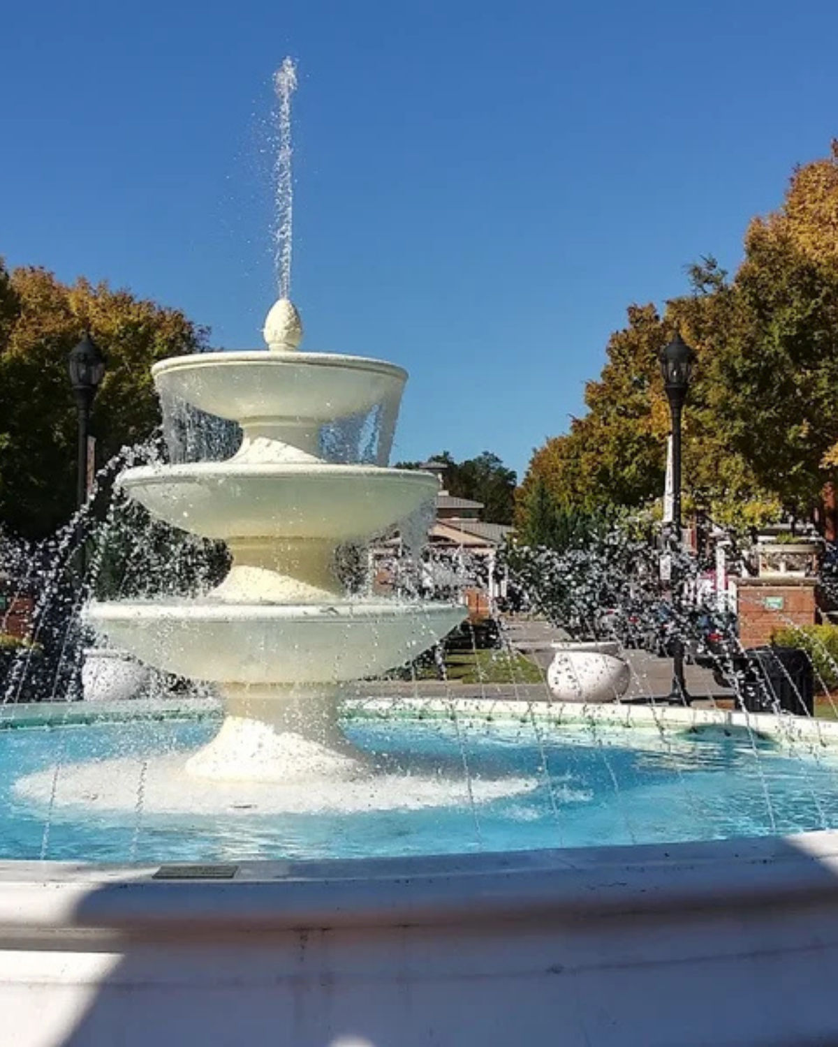Fountain in Smyrna GA downtown