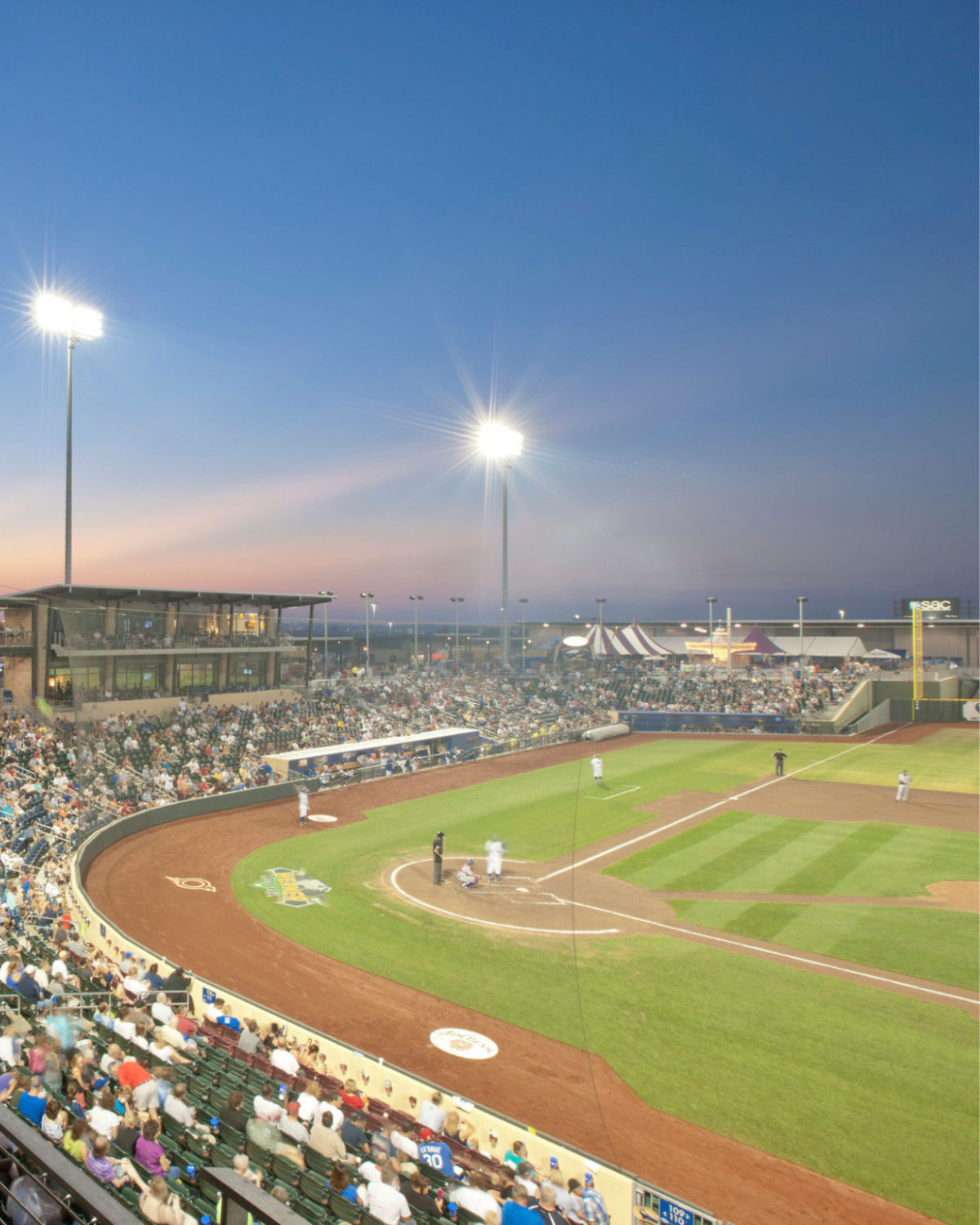 Werner Park and Walnut Creek Recreation Area showcase Papillion's sports and outdoor recreation.