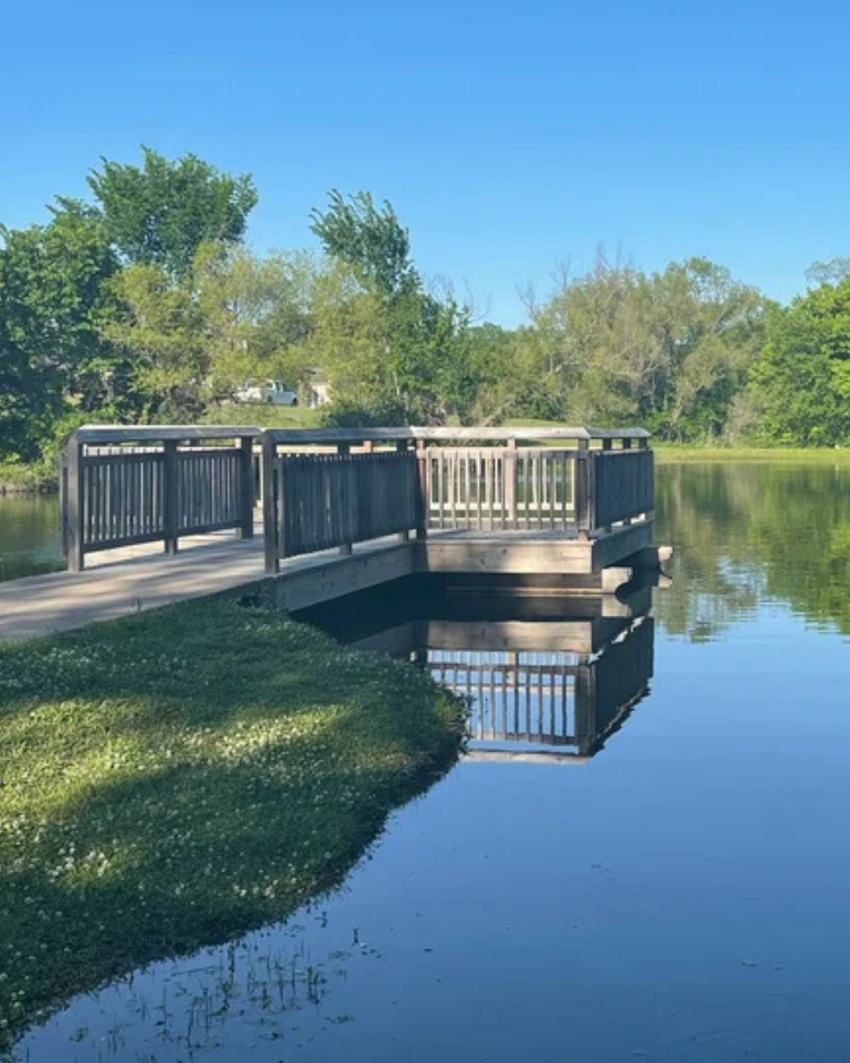 Colleyville Nature Center with ponds, trails, and a peaceful wooded setting.