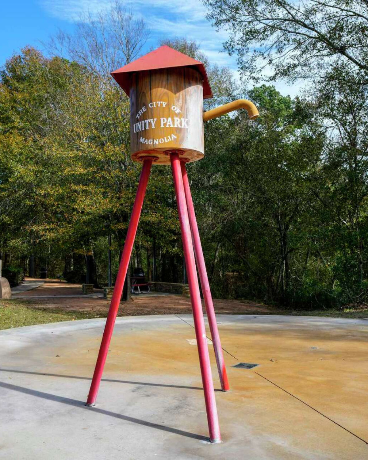 Unity Park and Magnolia's downtown Stroll highlight Magnolia's parks, trails, and community events.