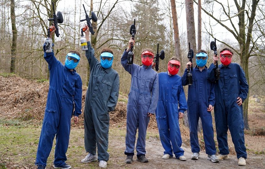 Session paintball à Bruxelles – terrain outdoor Wavre, activité groupe adultes enfants team building