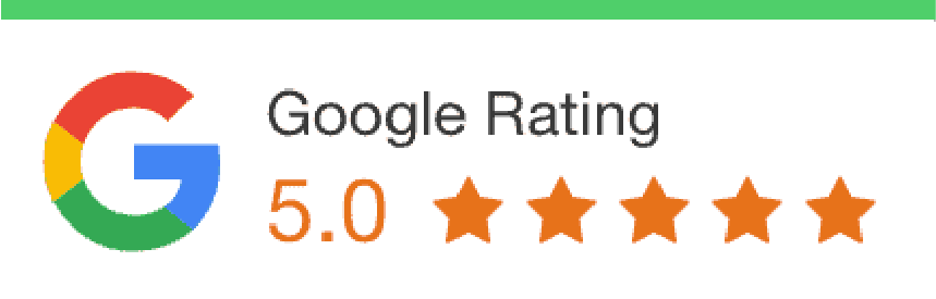 Google Rating 5.0 stars