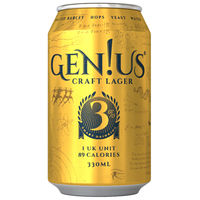 Gen!us Craft Lager Can 330ml Thumbnail 0