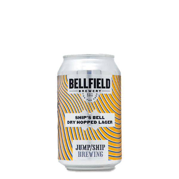 Bellfield Brewery Ship's Bell Dry Hopped Lager Can 330ml