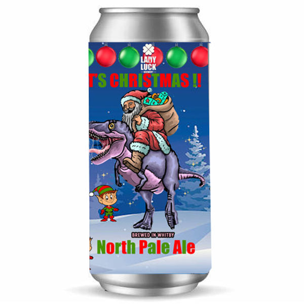 Lady Luck Brewery Christmas T Rex Can 440ml