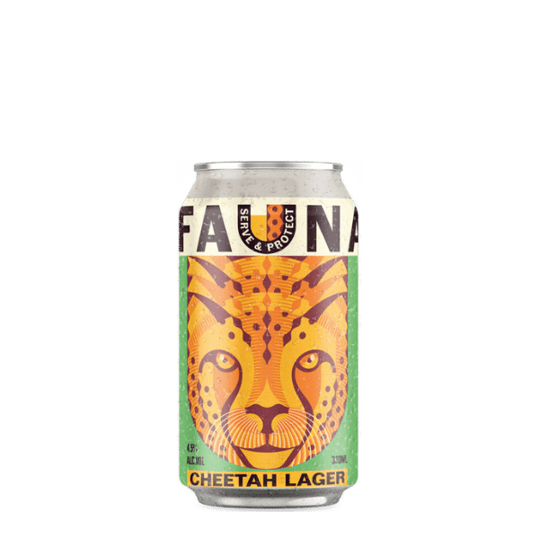 Fauna Brewing Cheetah Lager Can 330ml