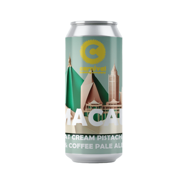 Carnival Brewing Macau Oat Cream Coffee and Pistachio Can 440ml