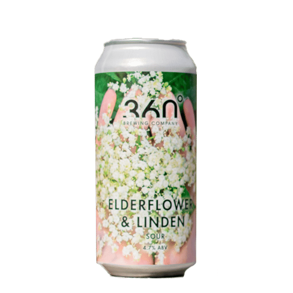 360° Brewing Company Elderflower & Linden Can 440ml