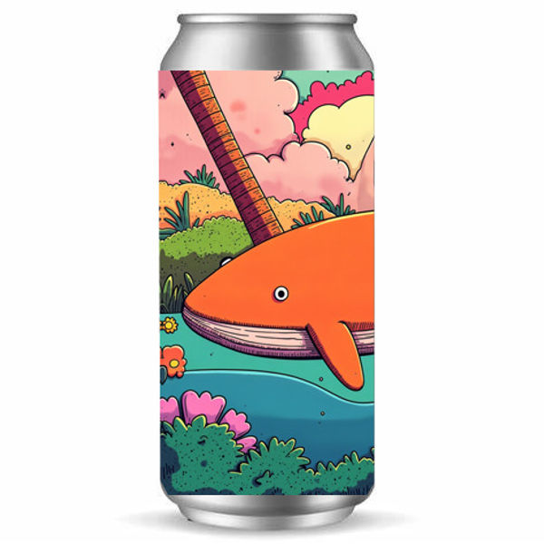 super orange whale Can 440ml