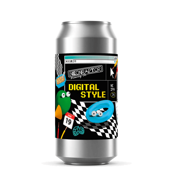 Neon Raptor Brewing Co. Digital Style Can 440ml