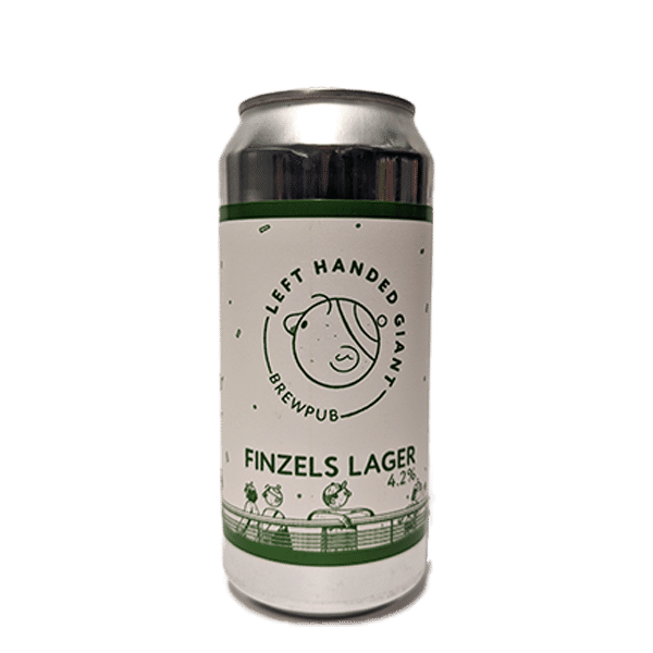 Left Handed Giant Finzels Lager Can 440ml