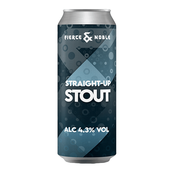 Fierce & Noble Straight Up Stout Can 500ml