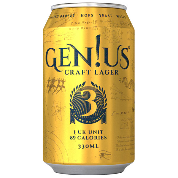 Gen!us Craft Lager Can 330ml