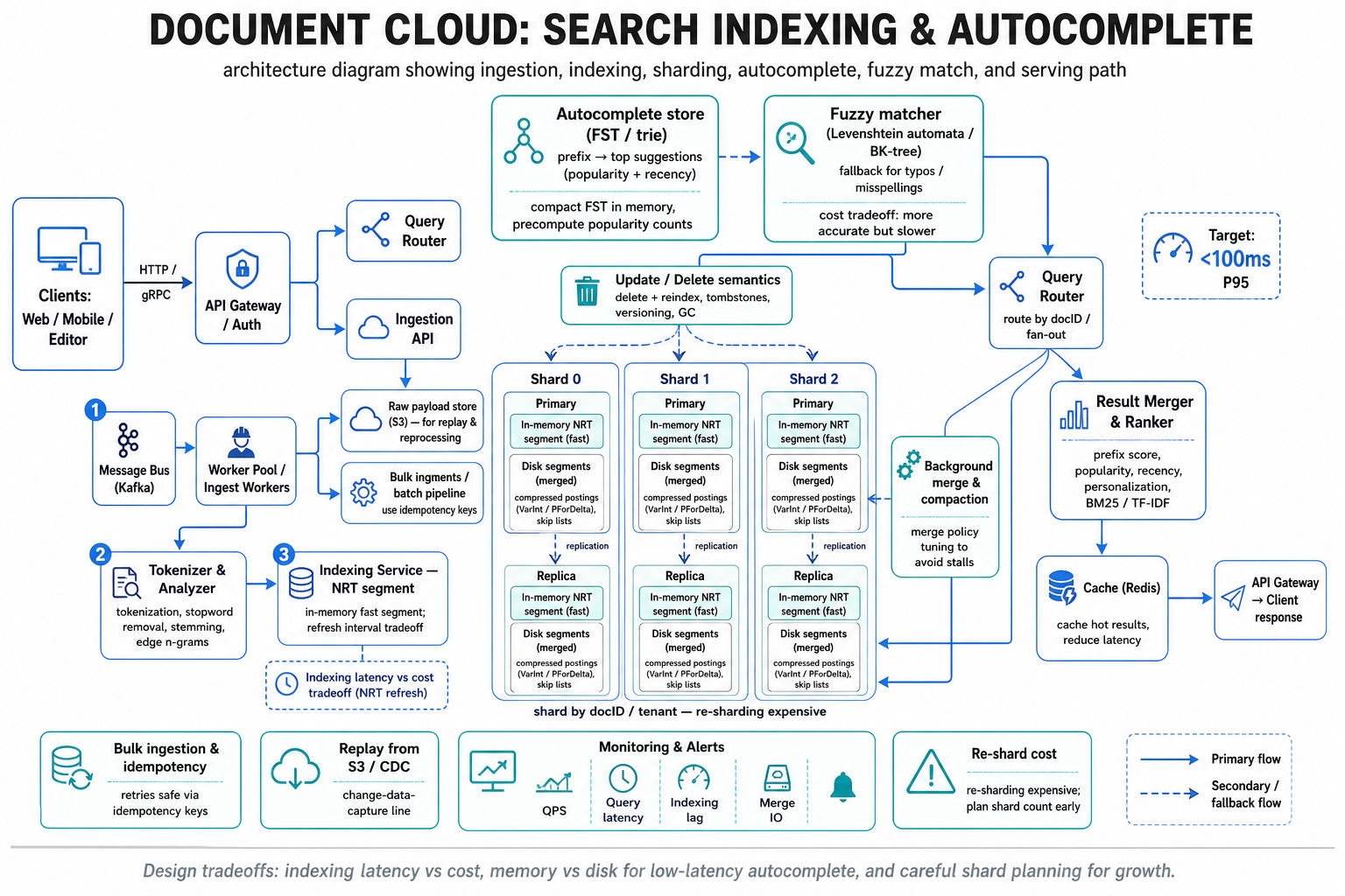 Adobe Document Cloud Search Indexing And Autocomplete — Tech Interview ...