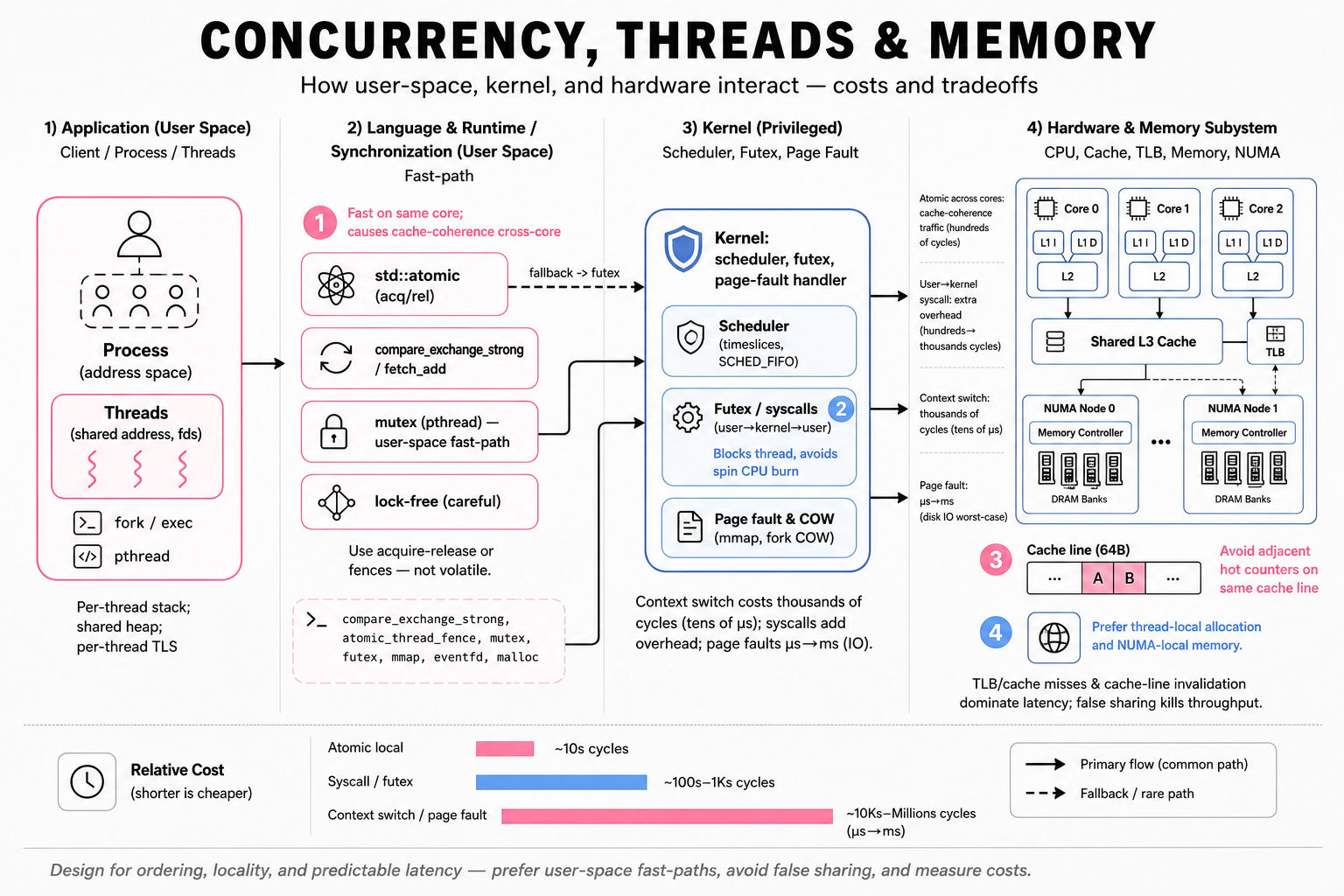 Concurrency, OS Threads, And Memory — Tech Interview Concept | PracHub