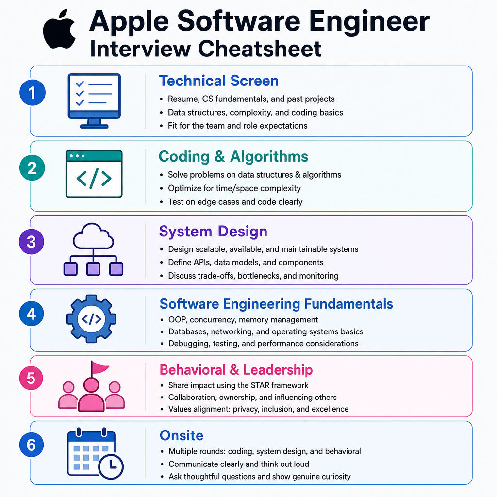 Apple Software Engineer cover