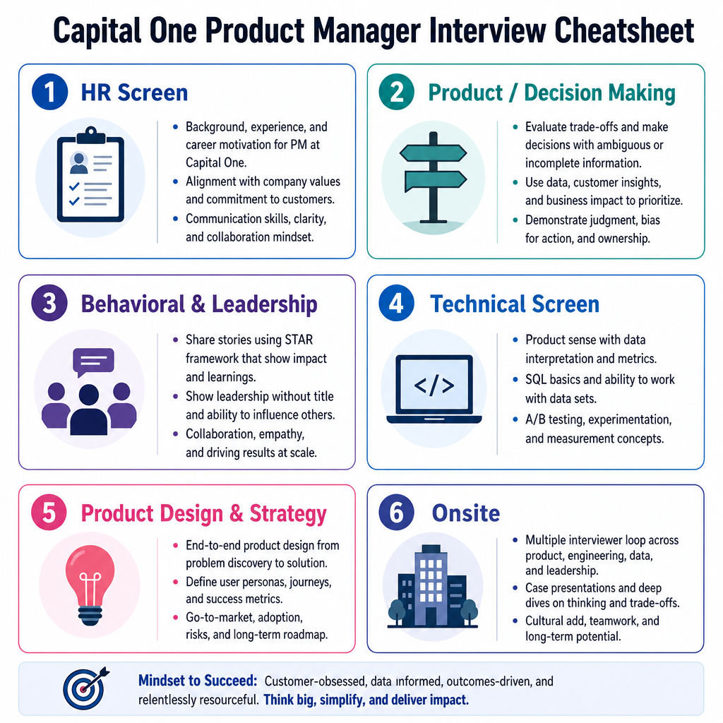 Capital One Product Manager cover
